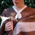 Traditional Andean poncho of llama wool (Caramel) - Flecharte