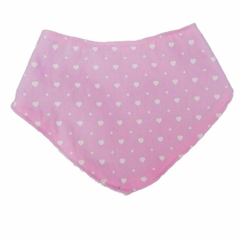 Kit 3 Babadores Bandana Coroa + Coração + Bailarina Lilás - Koisinhas de Bebê 