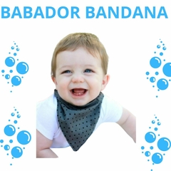 Kit 3 Babadores Bandana Coroa Azul + Poá Azul Marinho e Chevron Amarelo na internet