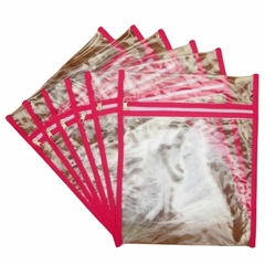 Kit 6 Saquinhos de maternidade organizador de Plástico viagem mala bebê com Zíper - comprar online