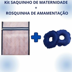 Kit 6 Saquinhos de Maternidade Organizador de Mala e Viagem de Filó 30 x35 + Rosquinha de Amamentação 1 PAR 2 UNIDADES Protetores Várias Cores na internet