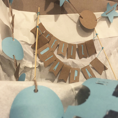 CAKE TOPPER ESTILO MINI BANDERINES DIA DEL PADRE - comprar online