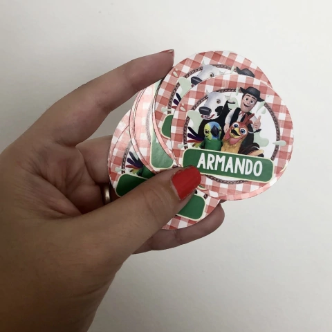 STICKERS CIRCULARES X 28 PARA EVENTOS