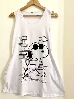 VESTIDO SNOOPY BLANCO