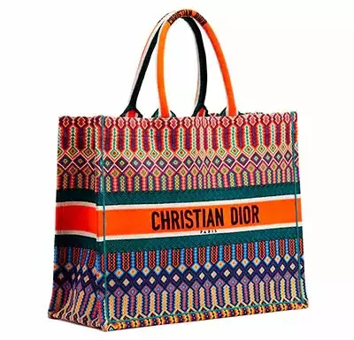 Bolsa Book Tote Praia Bordada CD laranja