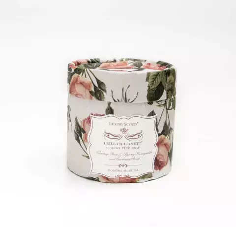 jabon pot vintage rose