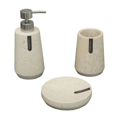 set de baño marmol beige en internet