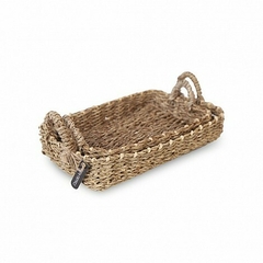 canasta rectangular seagrass