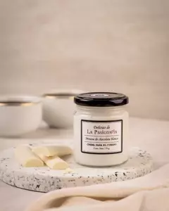 crema corporal mousse de chocolate blanco - comprar online