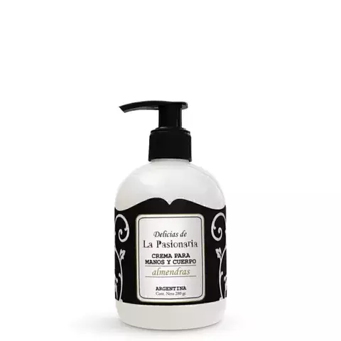 crema para manos almendras