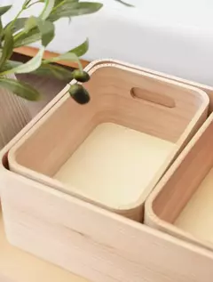 set organizadores madera