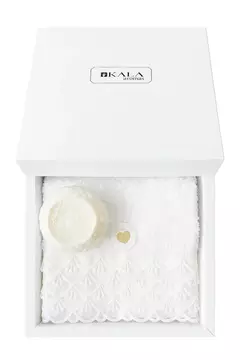 Box regalo jabón + toalla de puntilla - comprar online