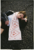 BUFANDA TERNURA_ CRUDO Y ROJO - comprar online