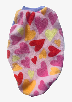 Buzo polar soft Corazones Rosa - comprar online