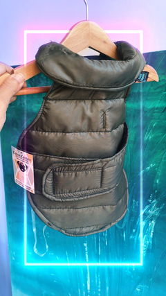 Capa Matelasse Puffer Verde militar