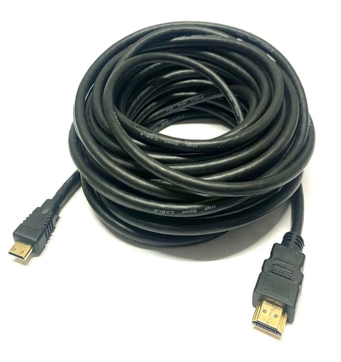 Cabo Mini Hdmi Para Hdmi Versão 2.0 - 19 Pinos, 4k 10 Metros