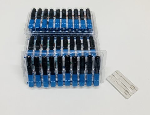 fast conetor 100 peças sc/upc