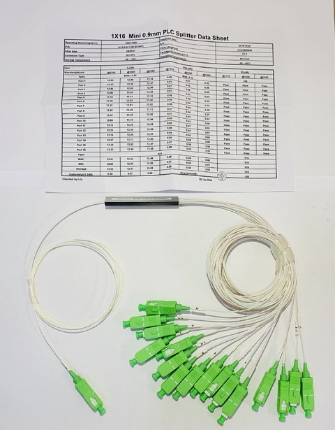 Splitter plc 1x16 sc/apc