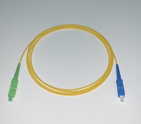 cordão de fibra sc/apc - sc/upc 5 metros