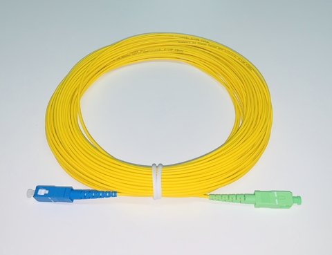 cordão fibra sc/apc -  sc/upc 25 metros 