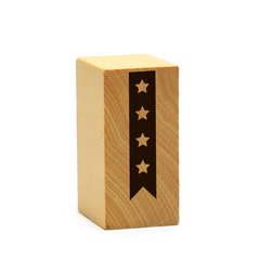 Sello Bullet Journal Banderín Estrellas (Mediano)