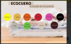 Cubre Sillas Eco cuero con Volado 35x35 X 6 UNIDADES en internet