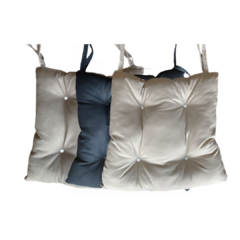 Almohadon cubre sillas 4 botones gabardina 45x45 pack x6 - comprar online