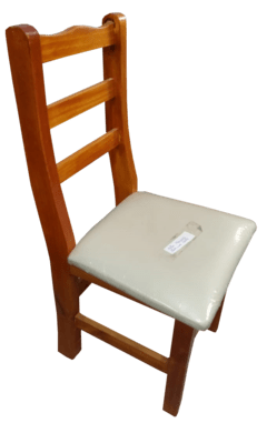 Sillas Pino Macizo Tapizadas/lustradas - comprar online