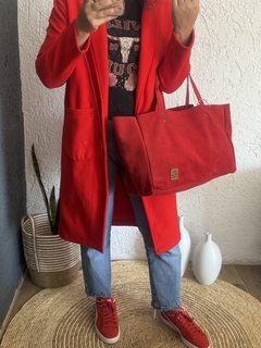 Bolso Susan cuero gamuzado - comprar online