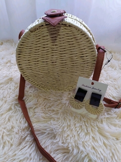 Bandolera de rafia