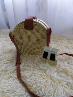 Bandolera de rafia - comprar online