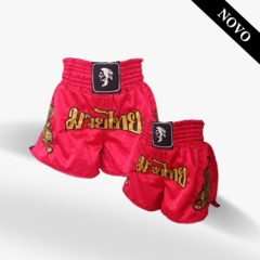 Short Muay Thai Pele Vermelha Tiger Golden PVSW-SH012 - comprar online