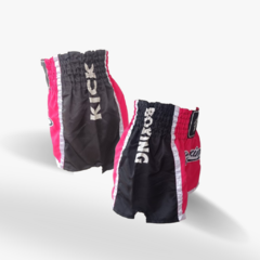 Short Kickboxing Pele Vermelha Pink and Black PVSW-SH001 - comprar online