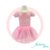 Collant Infantil Princesa Cor de Rosa - Ballerine Atelier
