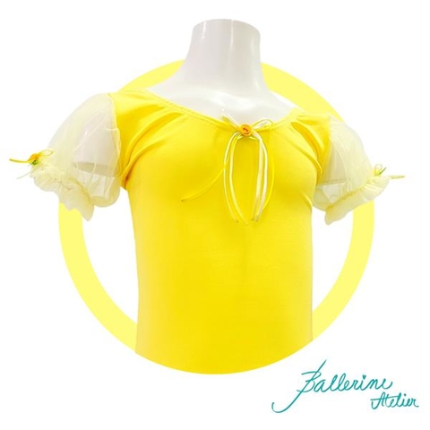 Collant Infantil Princesa Amarelo - comprar online