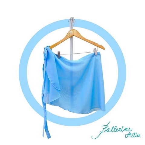 Saia Transpassada Azul - comprar online
