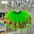 Tutu Junino Verde Neon com Bandeirinhas - comprar online