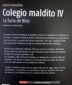 Colegio maldito IV- La furia de Nico - comprar online