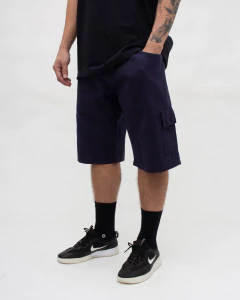 Bermuda Cargo Azul Marinho Sarja Power na internet