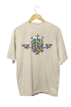 Camiseta Oversized Power LOGO AUTISMO - comprar online