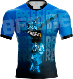 CAMISETA FREE FIRE AZUL