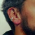 Earcuff y aretes en plata Javier Albarracín