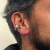 Earcuff y aretes en plata Javier Albarracín