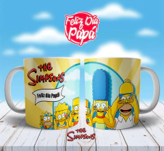 Taza Cerámica Dia del Padre Simpsons - comprar online