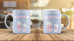 Taza Cerámica Dia del Amigo-Parte 1 - Mercería Mayorista Costuras