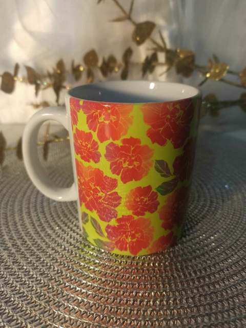 Taza Cerámica Petunia Lima