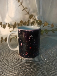 Taza Cerámica Estrellado Negro