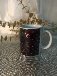 Taza Cerámica Estrellado Negro - comprar online