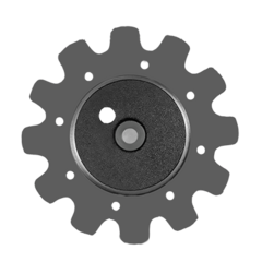 Tampa da Caixa da Roda Fiat Allis 2034308 - Evolutec
