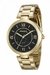 RELÓGIO MONDAINE FEMININO DOURADO PRETO 76615LPMVDE2